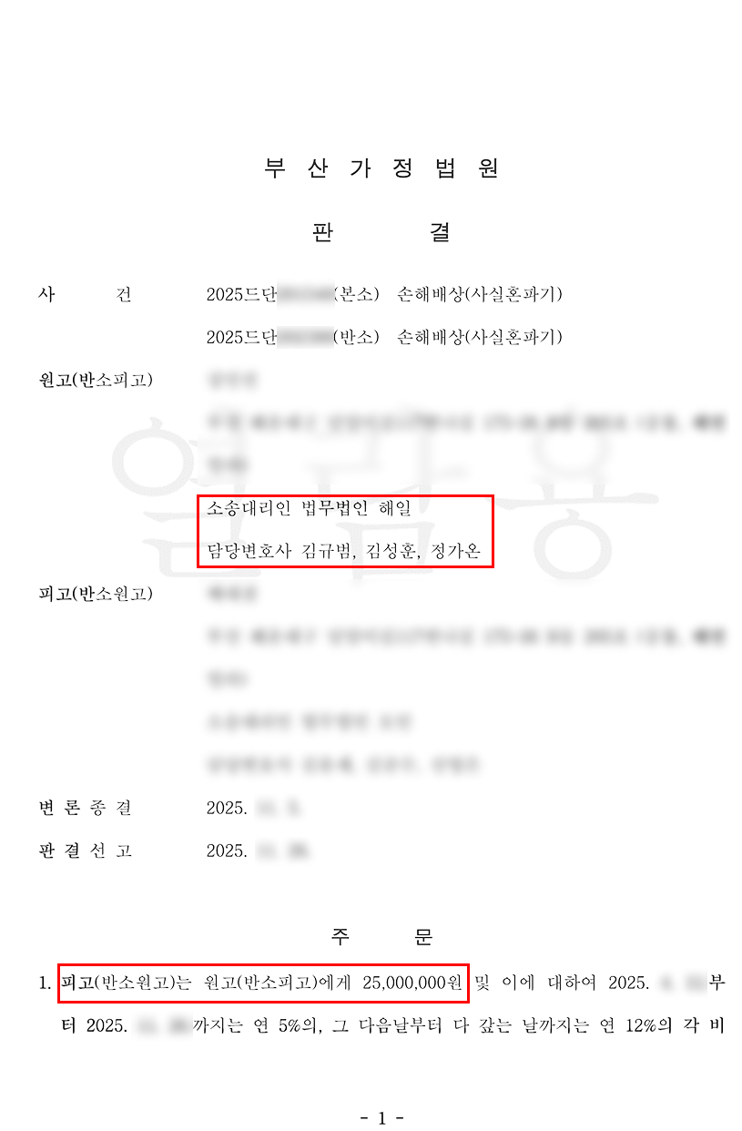 1번 마마보이 위자료 2,500만원 인용.jpg